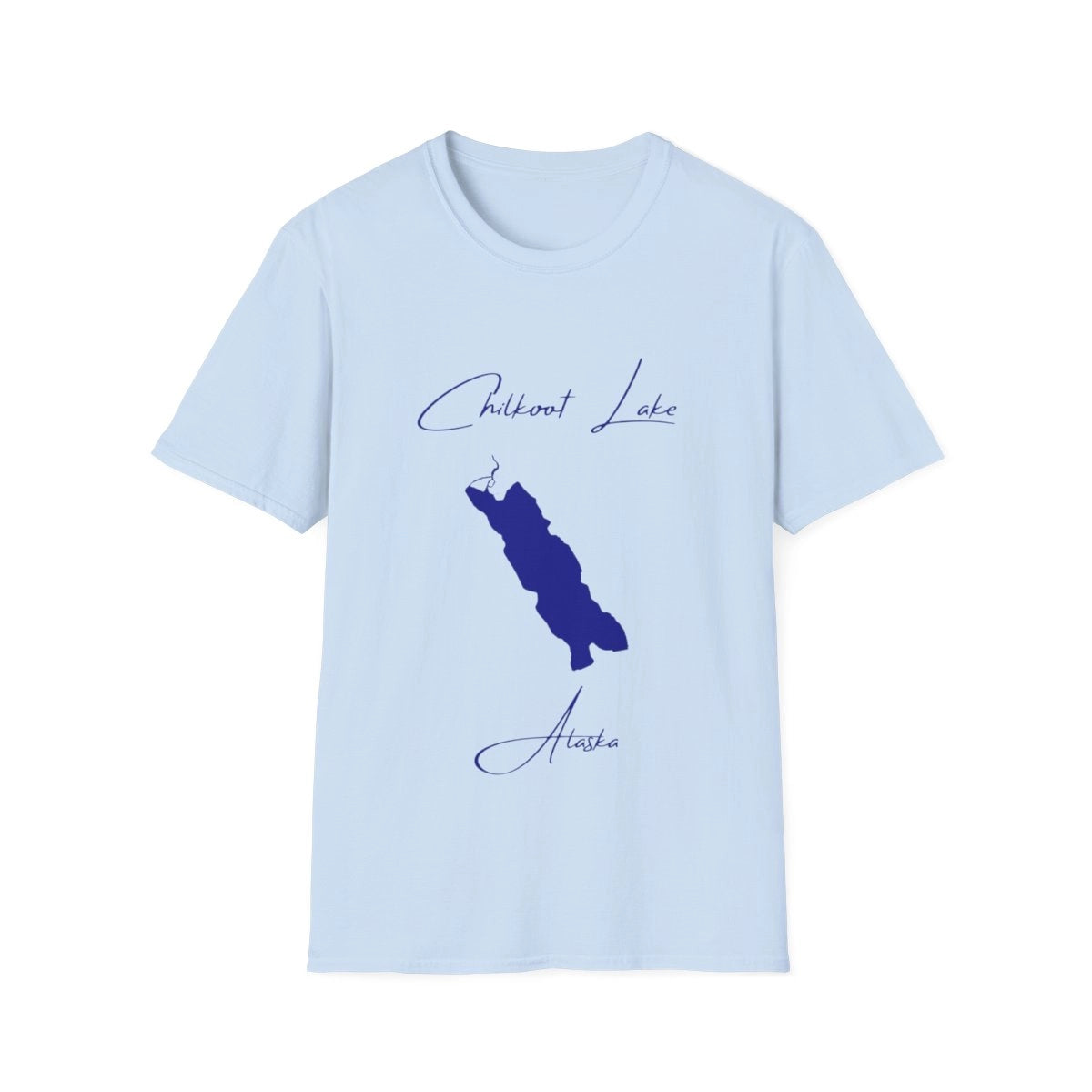 Alaska  Chilkoot  Lake  T-shirt  front  position  view  from  front  light  blue.webp