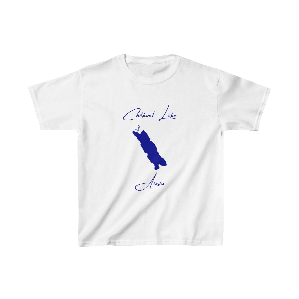 Alaska  Chilkoot  Lake  Youth  T-shirt  front  position  view  from  front  white.webp