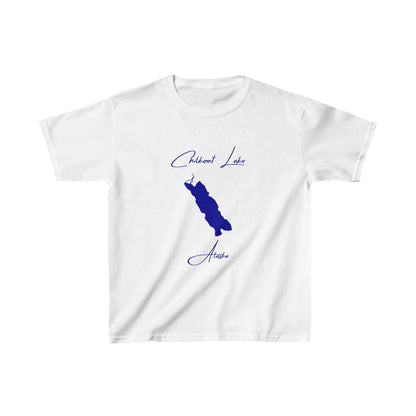 Alaska  Chilkoot  Lake  Youth  T-shirt  front  position  view  from  front  white.webp