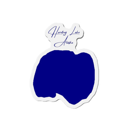 Alaska  Harding  Lake  Die  Cut  Magnet  front  position  view  from  front  4  x  4.webp