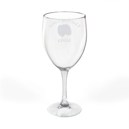 Alaska  Harding  Lake  Engraved  Wine  Glass  other  position  view  from  back  10.5oz.webp