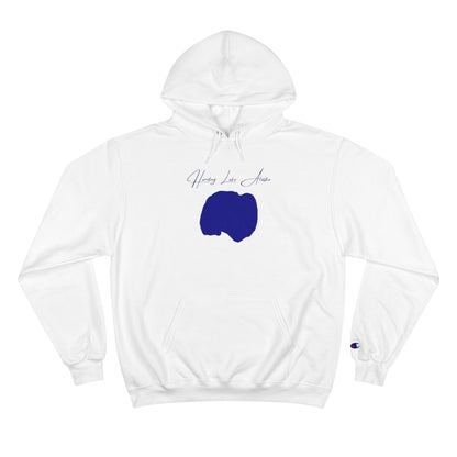 Alaska  Harding  Lake  Hoodie  front  position  view  from  front  white.webp