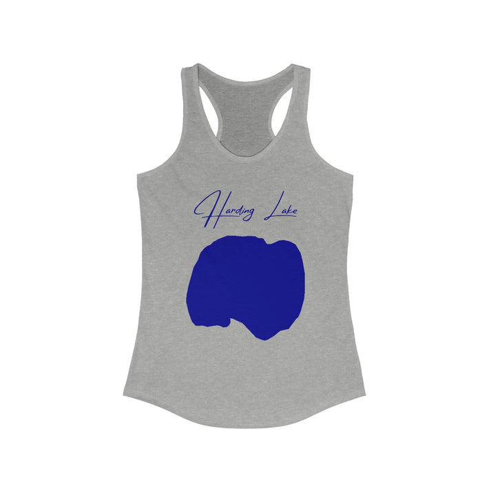 Alaska  Harding  Lake  Racerback-Tank  front  position  view  from  front  heather  grey.webp