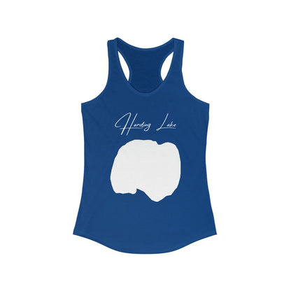 Alaska  Harding  Lake  Racerback-Tank  front  position  view  from  front  solid  royal.webp