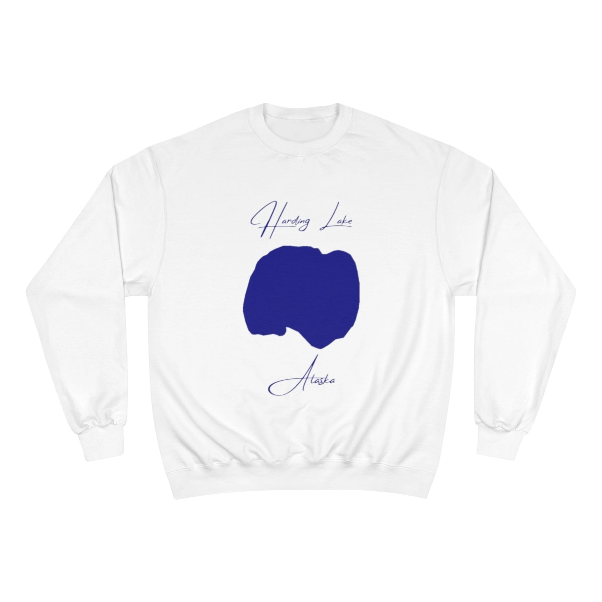 Alaska  Harding  Lake  Sweatshirt  front  position  view  from  front  white.webp