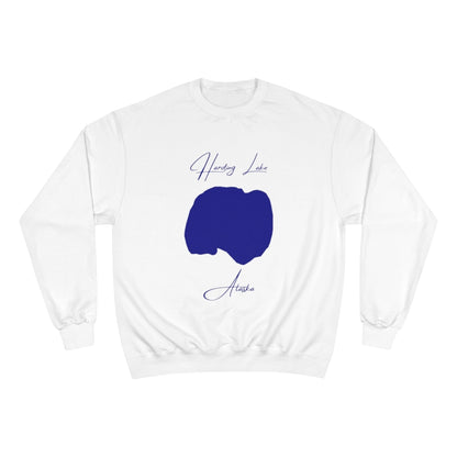 Alaska  Harding  Lake  Sweatshirt  front  position  view  from  front  white.webp