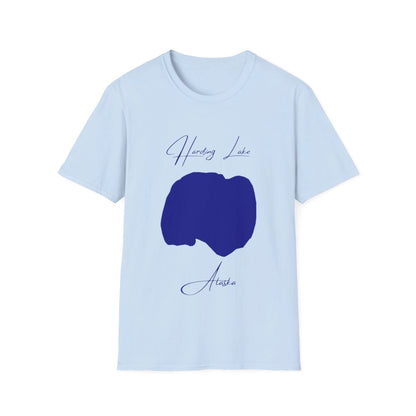 Alaska  Harding  Lake  T-shirt  front  position  view  from  front  light  blue.webp