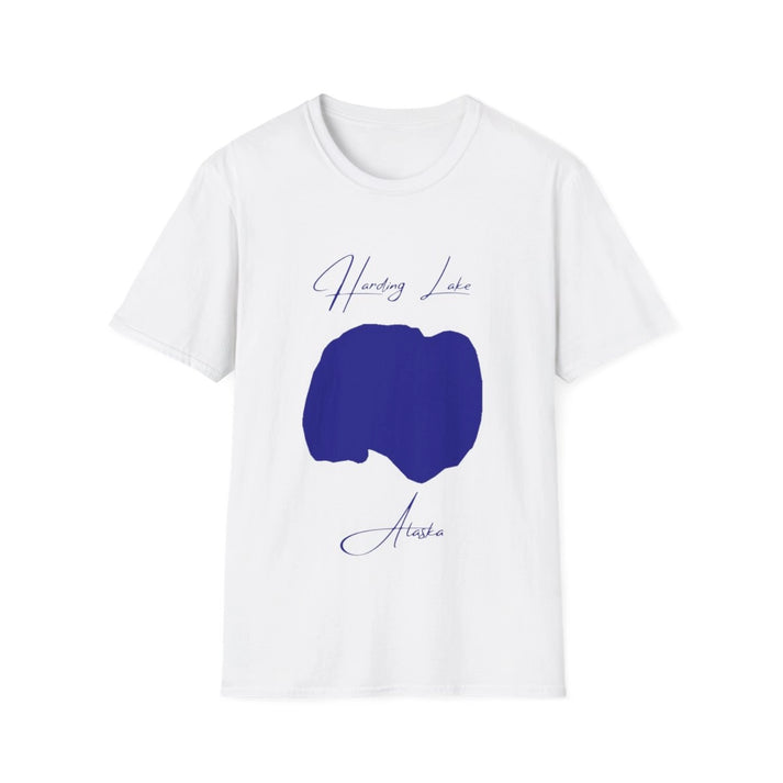 Alaska  Harding  Lake  T-shirt  front  position  view  from  front  white.webp