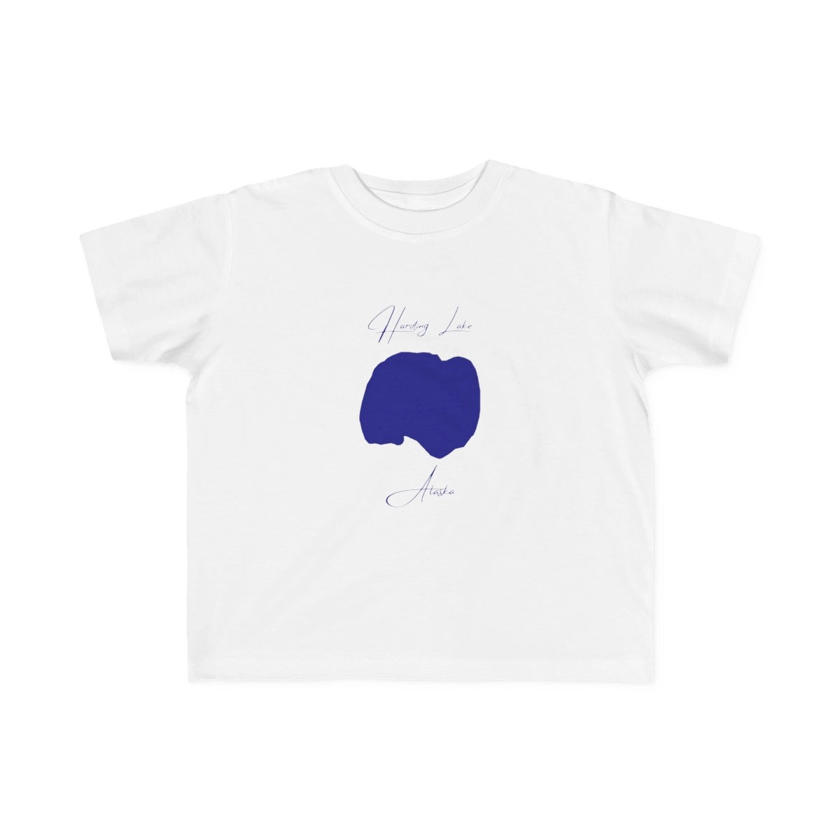 Alaska  Harding  Lake  Toddler  T-shirt  front  position  view  from  front  white.webp