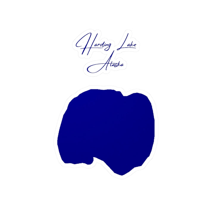Alaska  Harding  Lake  Vinyl  Decal  other  position  view  from  front  4  x  6.webp