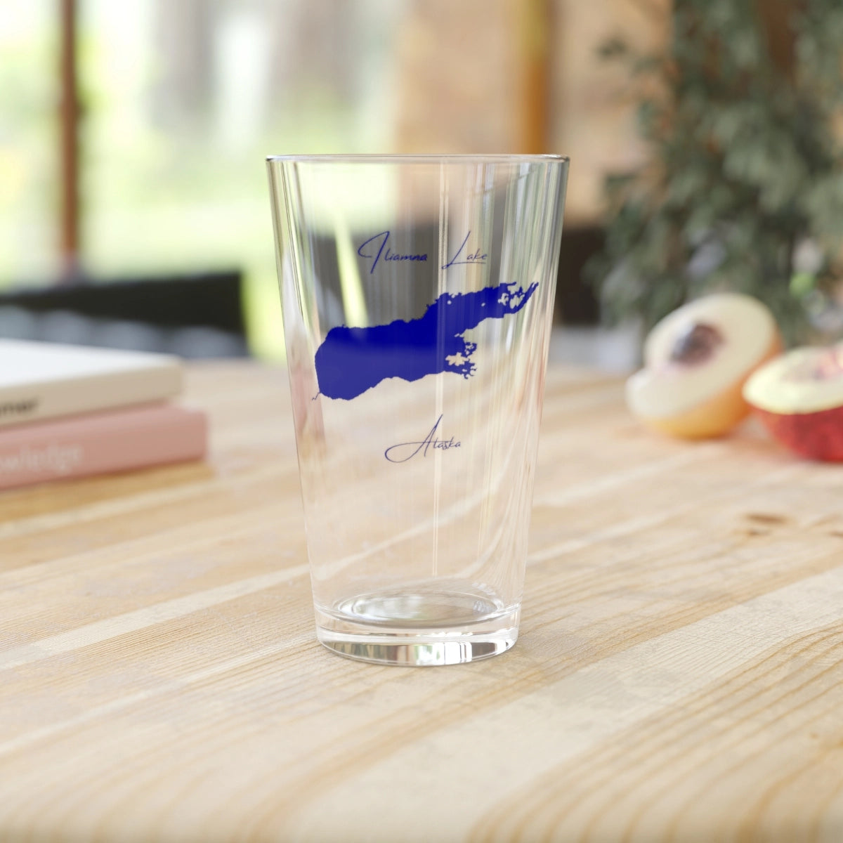 Alaska  Iliamna  Lake  16oz  Pint  Glass  front  position  view  from  context-2  16oz.webp