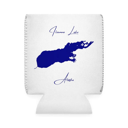 Alaska  Iliamna  Lake  Can  Koozie  front  position  view  from  front-1  white.webp