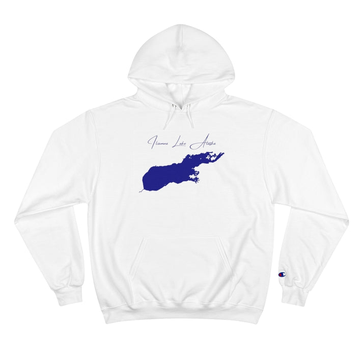 Alaska  Iliamna  Lake  Hoodie  front  position  view  from  front  white.webp
