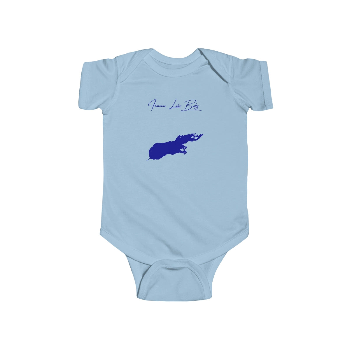 Alaska  Iliamna  Lake  Onesie  front  position  view  from  front  light  blue.webp