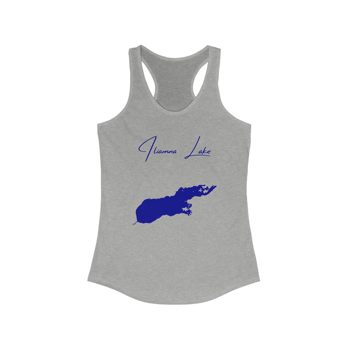 Alaska  Iliamna  Lake  Racerback-Tank  front  position  view  from  front  heather  grey.webp