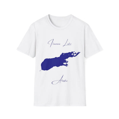 Alaska  Iliamna  Lake  T-shirt  front  position  view  from  front  white.webp