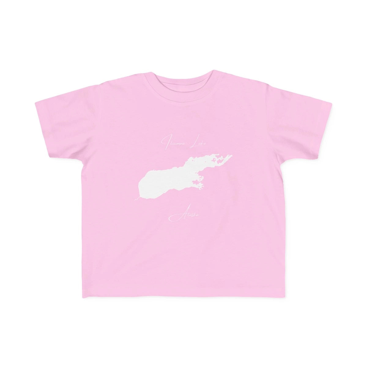 Alaska  Iliamna  Lake  Toddler  T-shirt  front  position  view  from  front  pink.webp