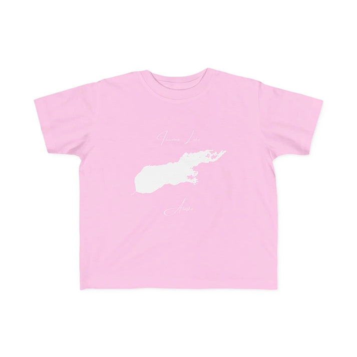 Alaska  Iliamna  Lake  Toddler  T-shirt  front  position  view  from  front  pink.webp