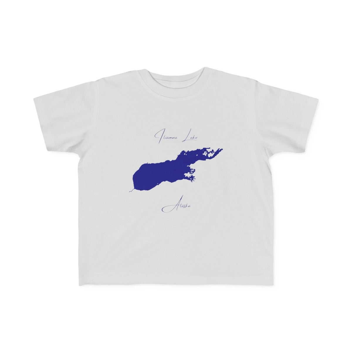 Alaska  Iliamna  Lake  Toddler  T-shirt  front  position  view  from  front  silver.webp