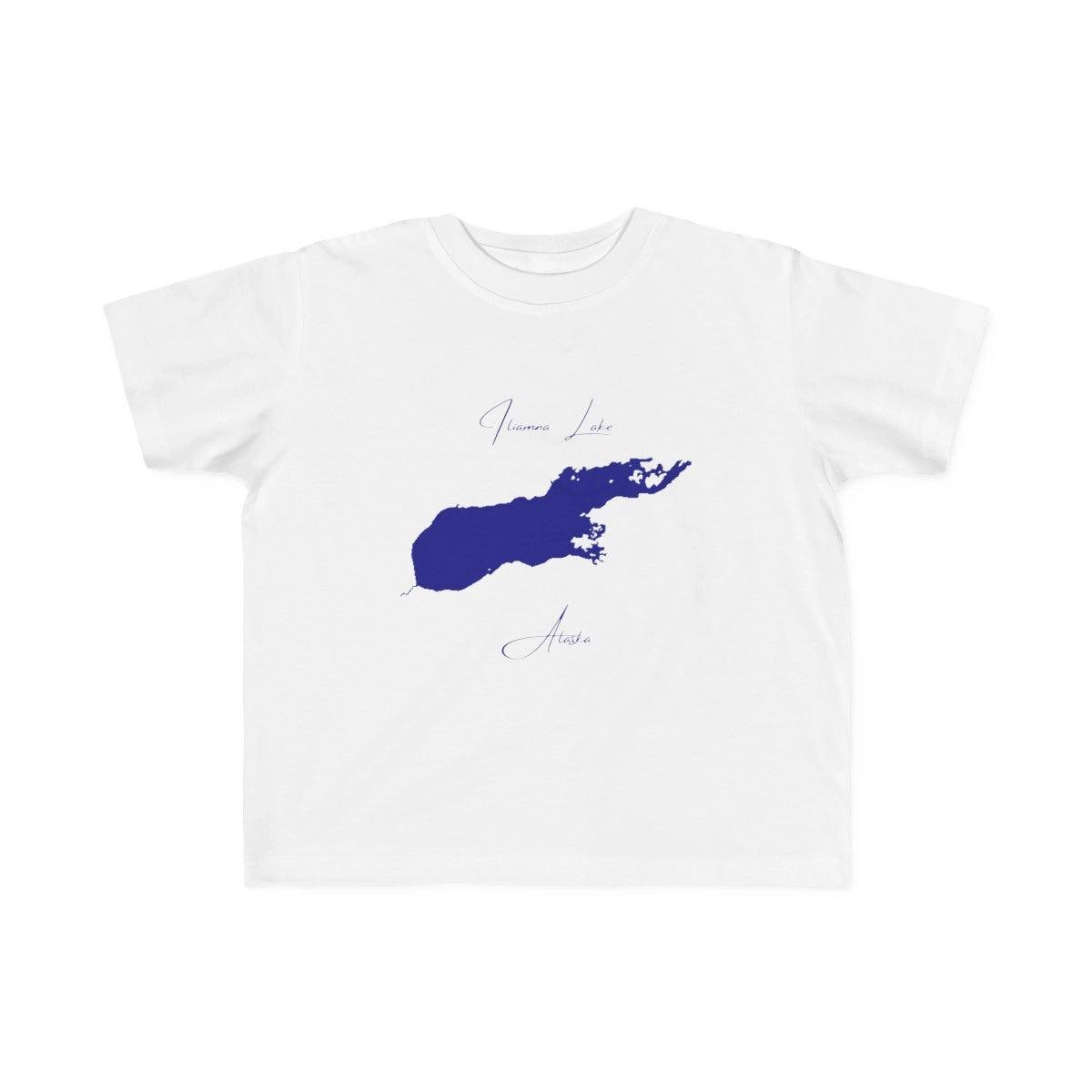 Alaska  Iliamna  Lake  Toddler  T-shirt  front  position  view  from  front  white.webp