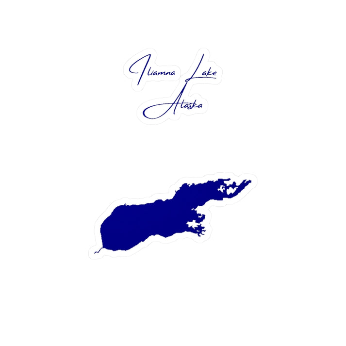 Alaska  Iliamna  Lake  Vinyl  Decal  other  position  view  from  front  4  x  6.webp