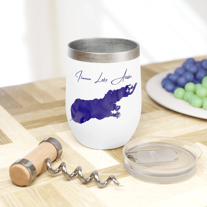 Alaska  Iliamna  Lake  Wine  Tumbler  other  position  view  from  context  white.webp
