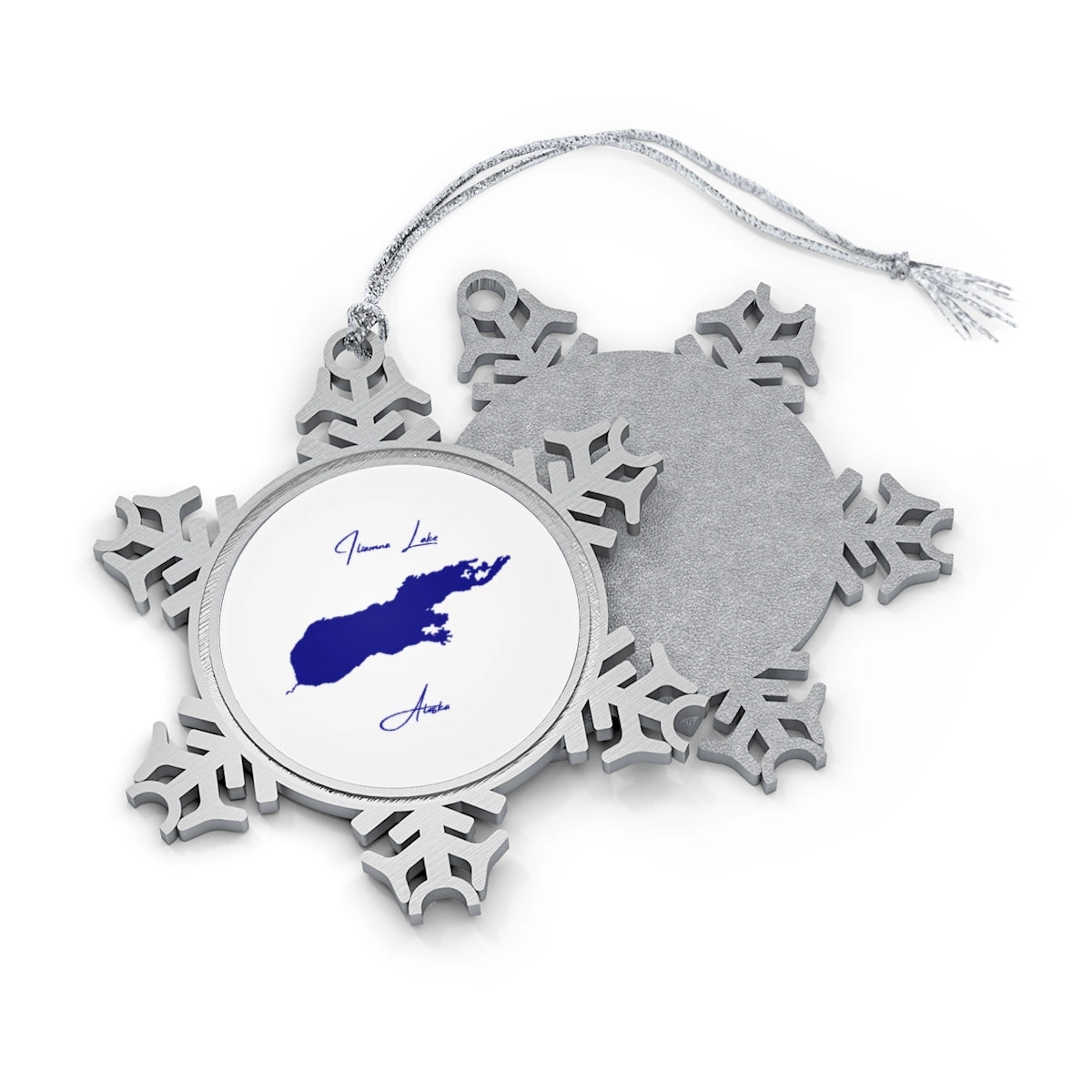 Alaska  Iliamna  Lake  XMAS  Ornament  front  position  view  from  front-and-back  one  size.webp