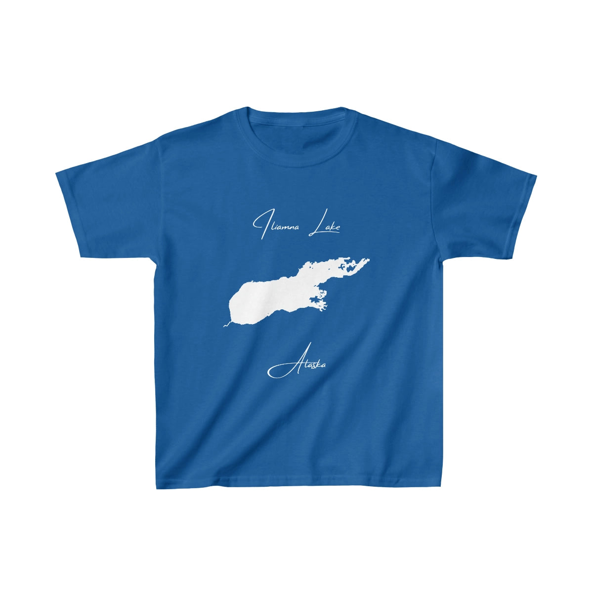 Alaska  Iliamna  Lake  Youth  T-shirt  front  position  view  from  front  royal.webp