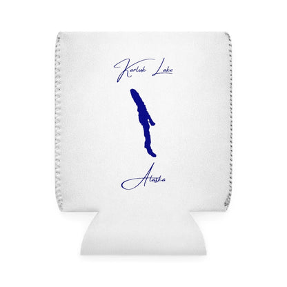 Alaska  Karluk  Lake  Can  Koozie  front  position  view  from  front-1  white.webp