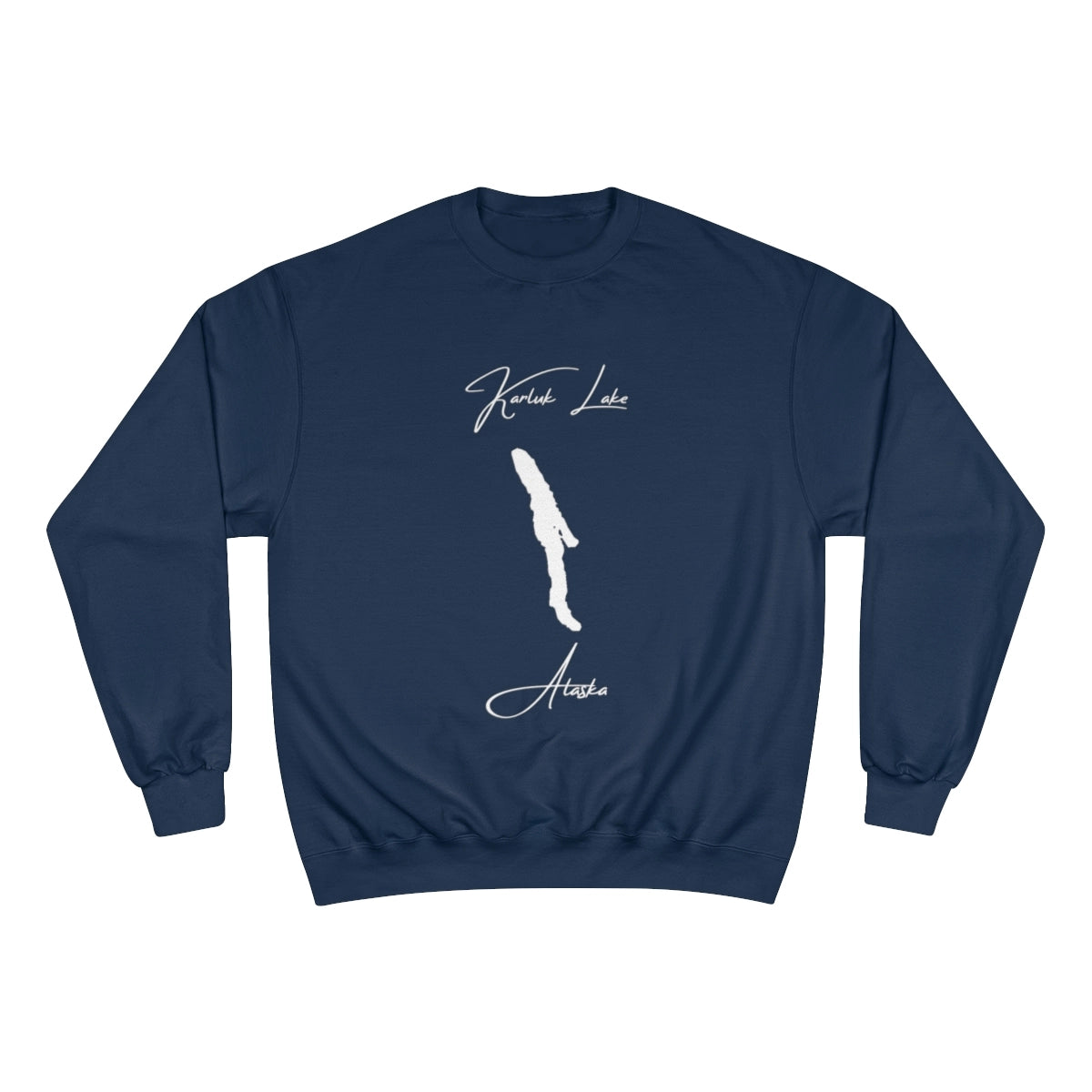 Alaska  Karluk  Lake  Sweatshirt  front  position  view  from  front  navy.webp