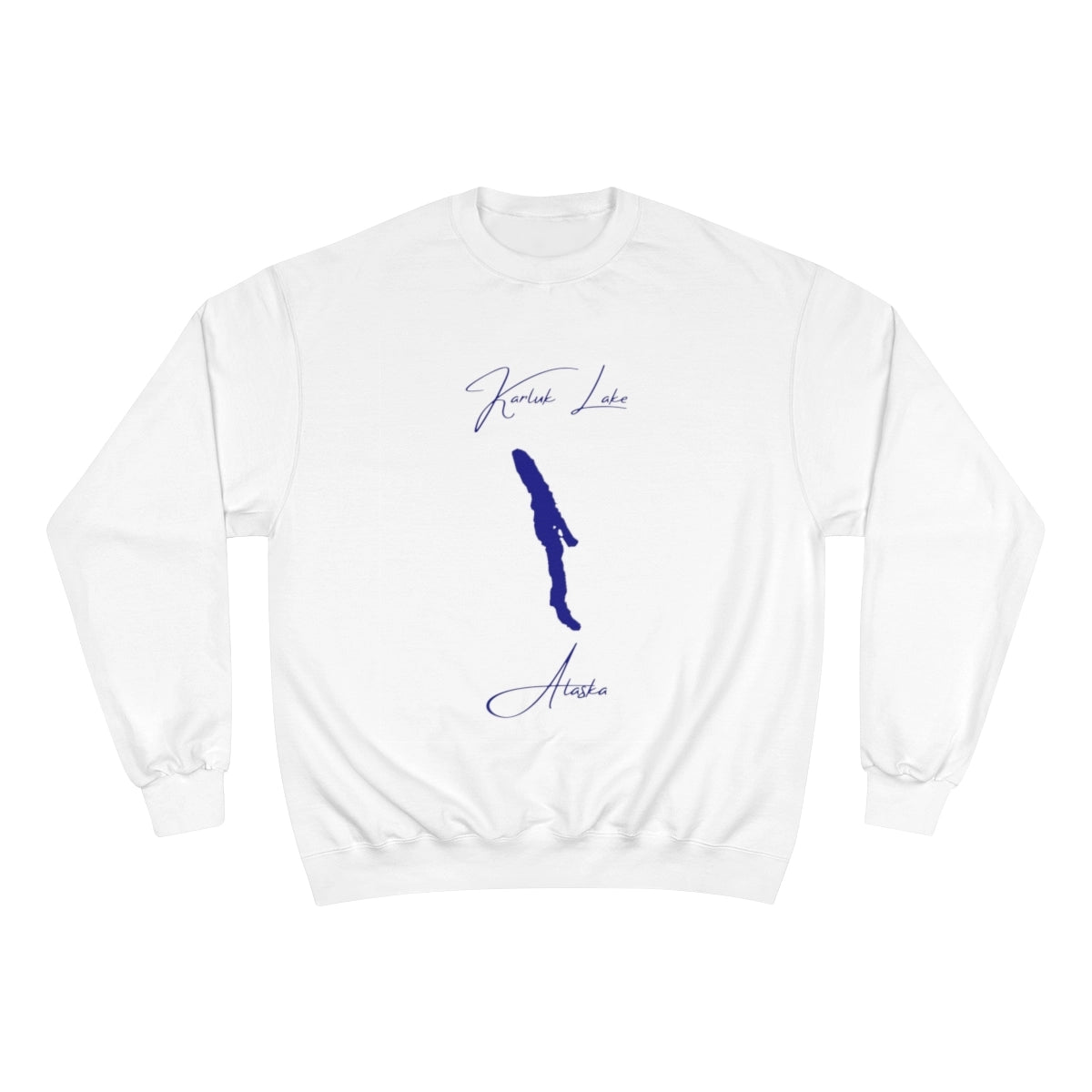 Alaska  Karluk  Lake  Sweatshirt  front  position  view  from  front  white.webp