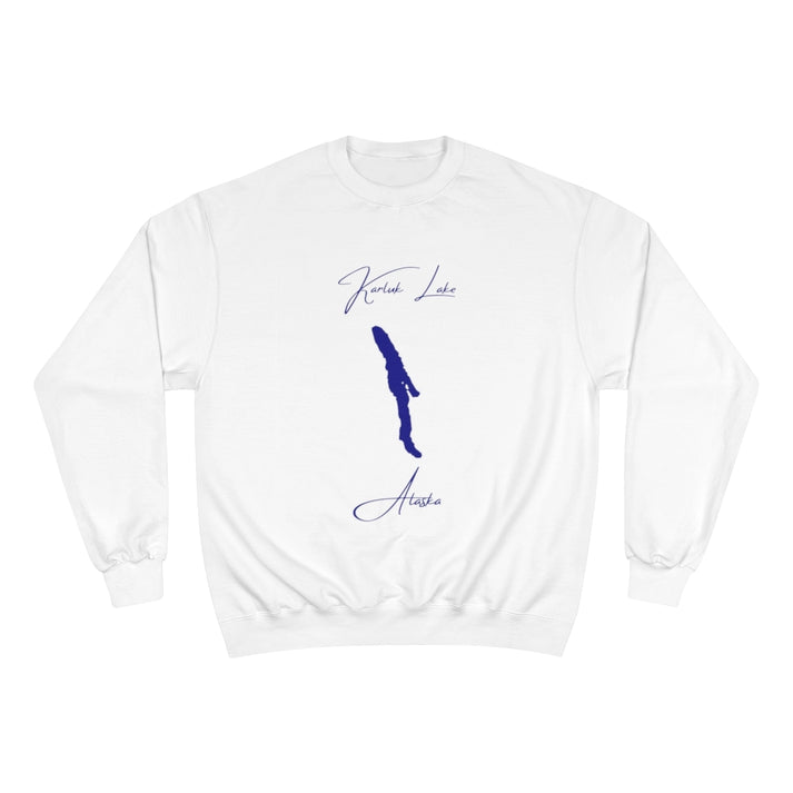 Alaska  Karluk  Lake  Sweatshirt  front  position  view  from  front  white.webp