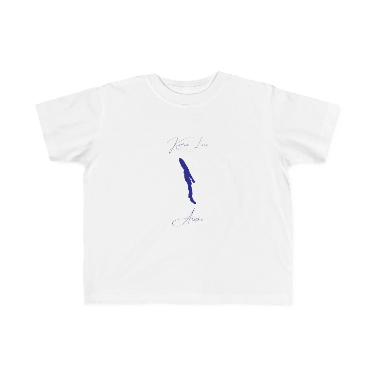 Alaska  Karluk  Lake  Toddler  T-shirt  front  position  view  from  front  white.webp