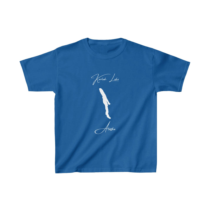 Alaska  Karluk  Lake  Youth  T-shirt  front  position  view  from  front  royal.webp