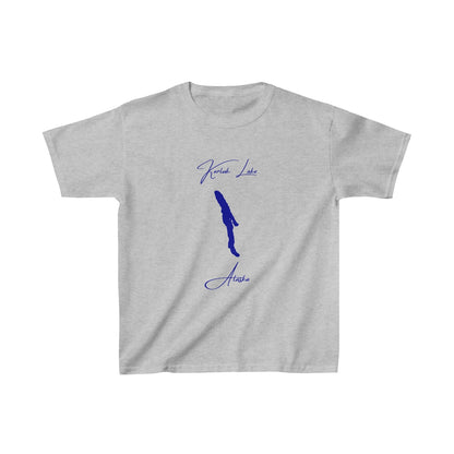 Alaska  Karluk  Lake  Youth  T-shirt  front  position  view  from  front  sport  grey.webp
