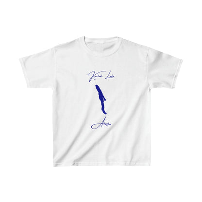 Alaska  Karluk  Lake  Youth  T-shirt  front  position  view  from  front  white.webp