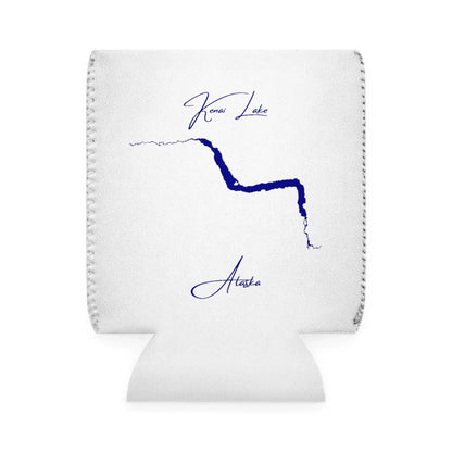Alaska  Kenai  Lake  Can  Koozie  front  position  view  from  front-1  white.webp