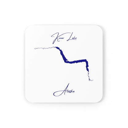 Alaska  Kenai  Lake  Coaster  Set  front  position  view  from  front  3.75  x  3.75.webp