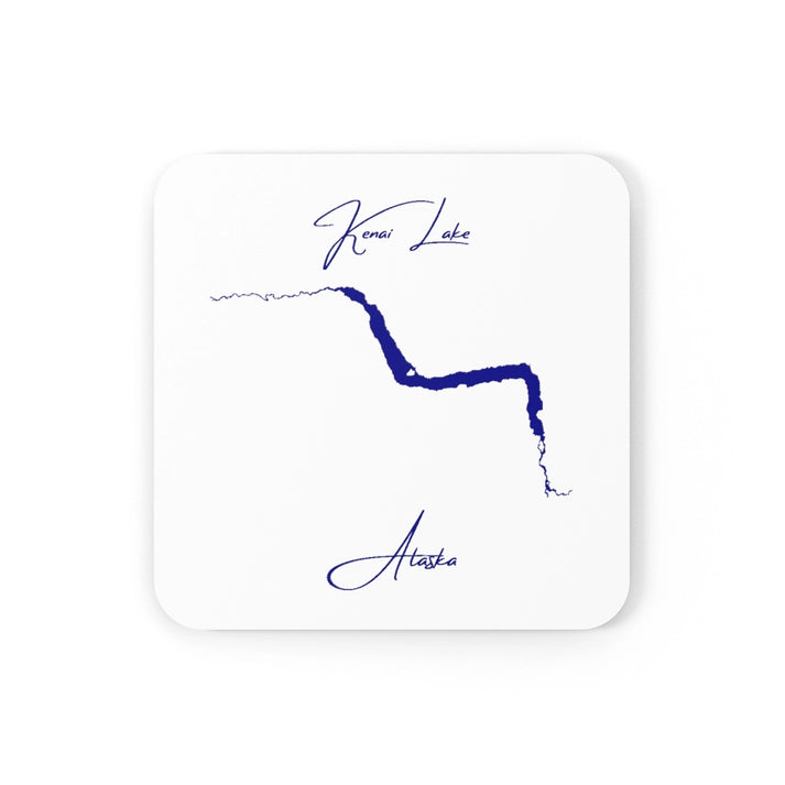 Alaska  Kenai  Lake  Coaster  Set  front  position  view  from  front  3.75  x  3.75.webp