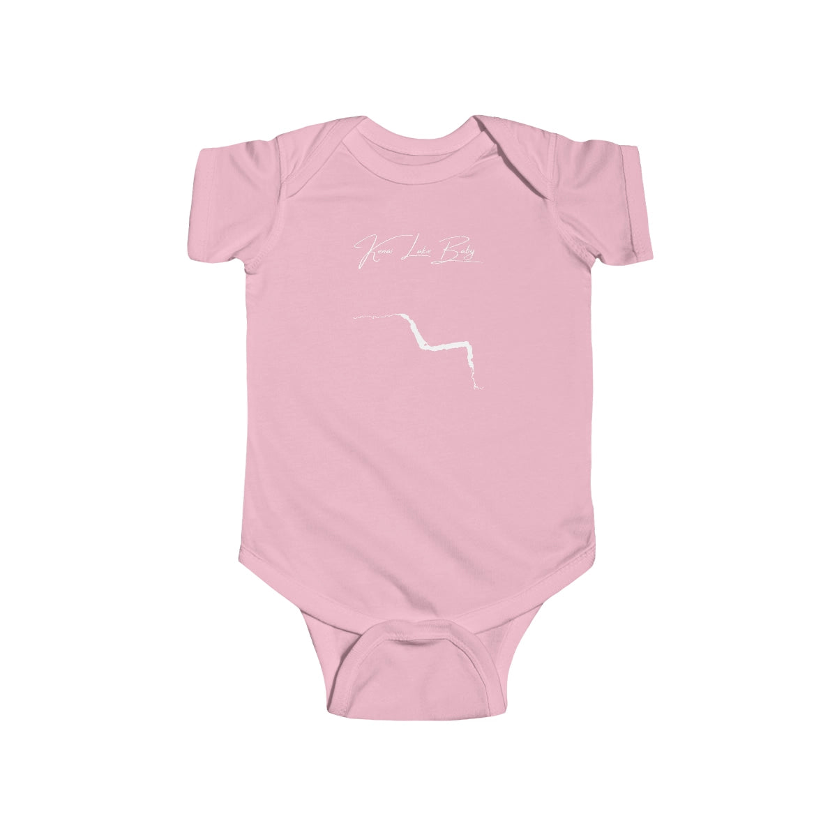 Alaska  Kenai  Lake  Onesie  front  position  view  from  front  pink.webp