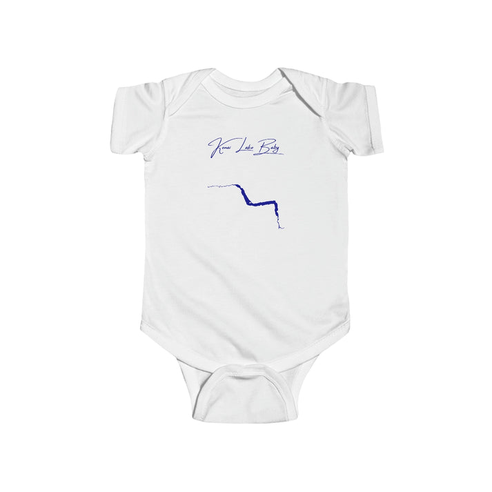 Alaska  Kenai  Lake  Onesie  front  position  view  from  front  white.webp