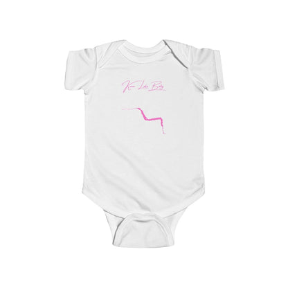 Alaska  Kenai  Lake  Onesie  front  position  view  from  front  white.webp