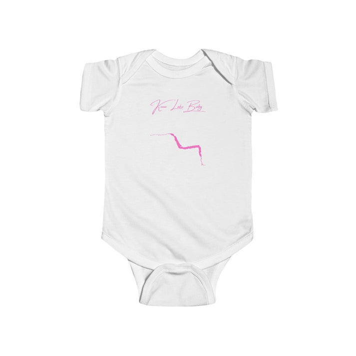Alaska  Kenai  Lake  Onesie  front  position  view  from  front  white.webp