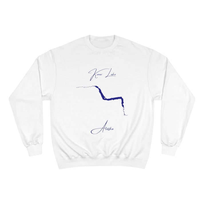 Alaska  Kenai  Lake  Sweatshirt  front  position  view  from  front  white.webp