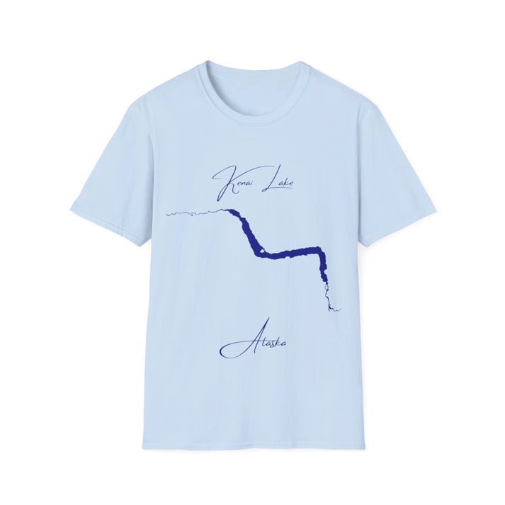 Alaska  Kenai  Lake  T-shirt  front  position  view  from  front  light  blue.webp