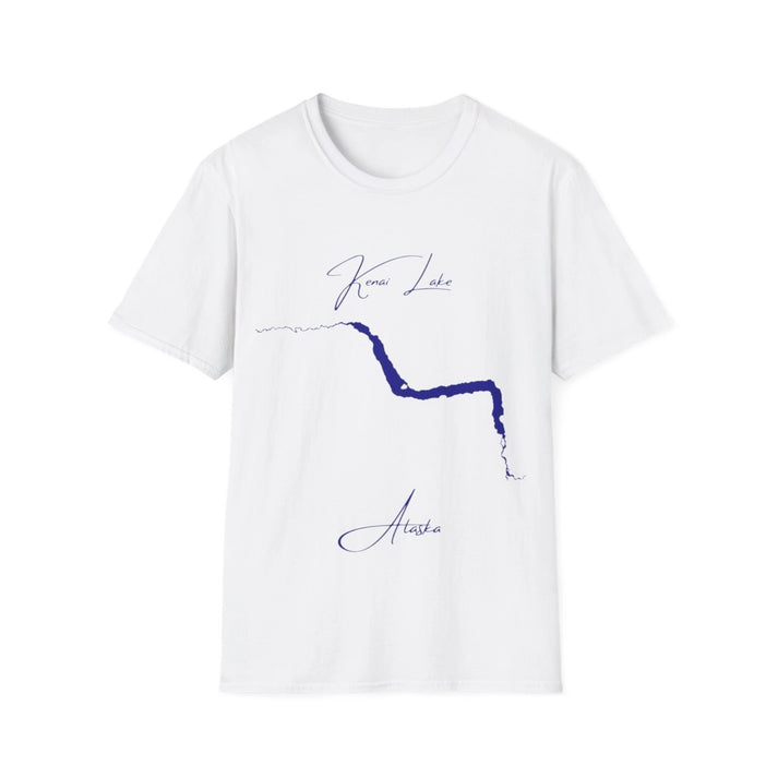 Alaska  Kenai  Lake  T-shirt  front  position  view  from  front  white.webp