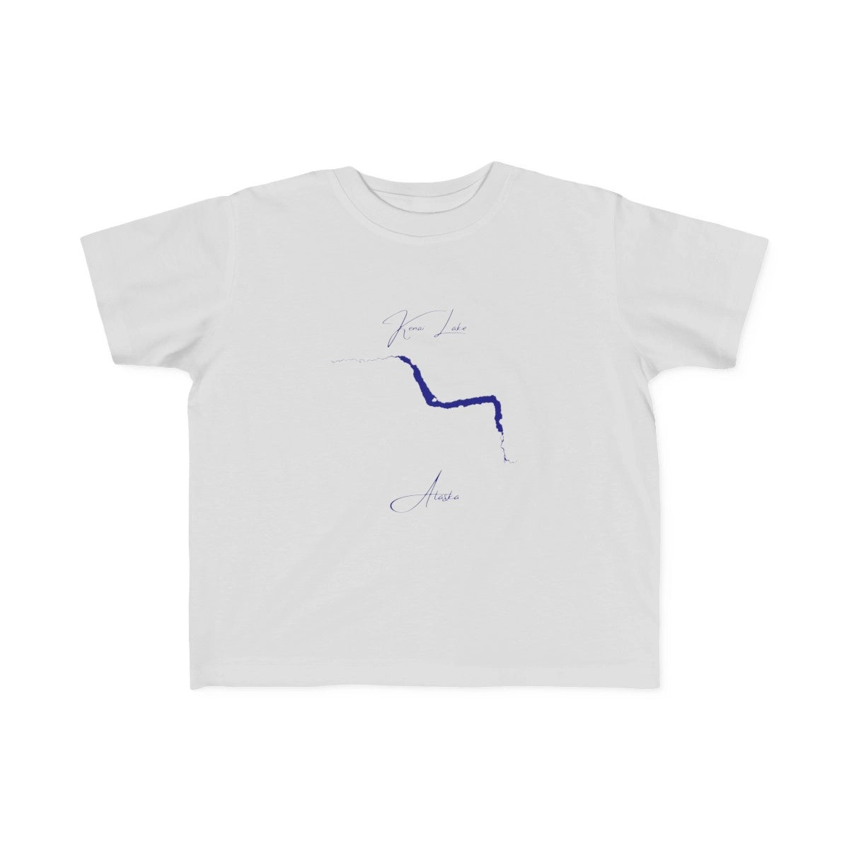 Alaska  Kenai  Lake  Toddler  T-shirt  front  position  view  from  front  silver.webp