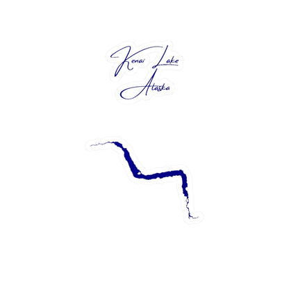 Alaska  Kenai  Lake  Vinyl  Decal  other  position  view  from  front  4  x  6.webp