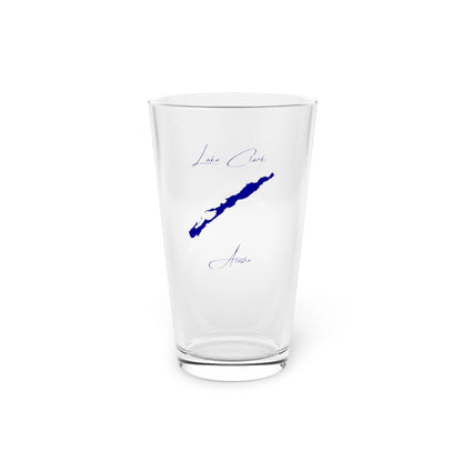 Alaska  Lake  Clark  16oz  Pint  Glass  front  position  view  from  front  16oz.webp