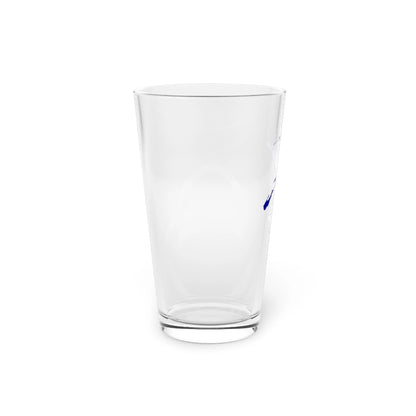 Alaska  Lake  Clark  16oz  Pint  Glass  front  position  view  from  left  16oz.webp